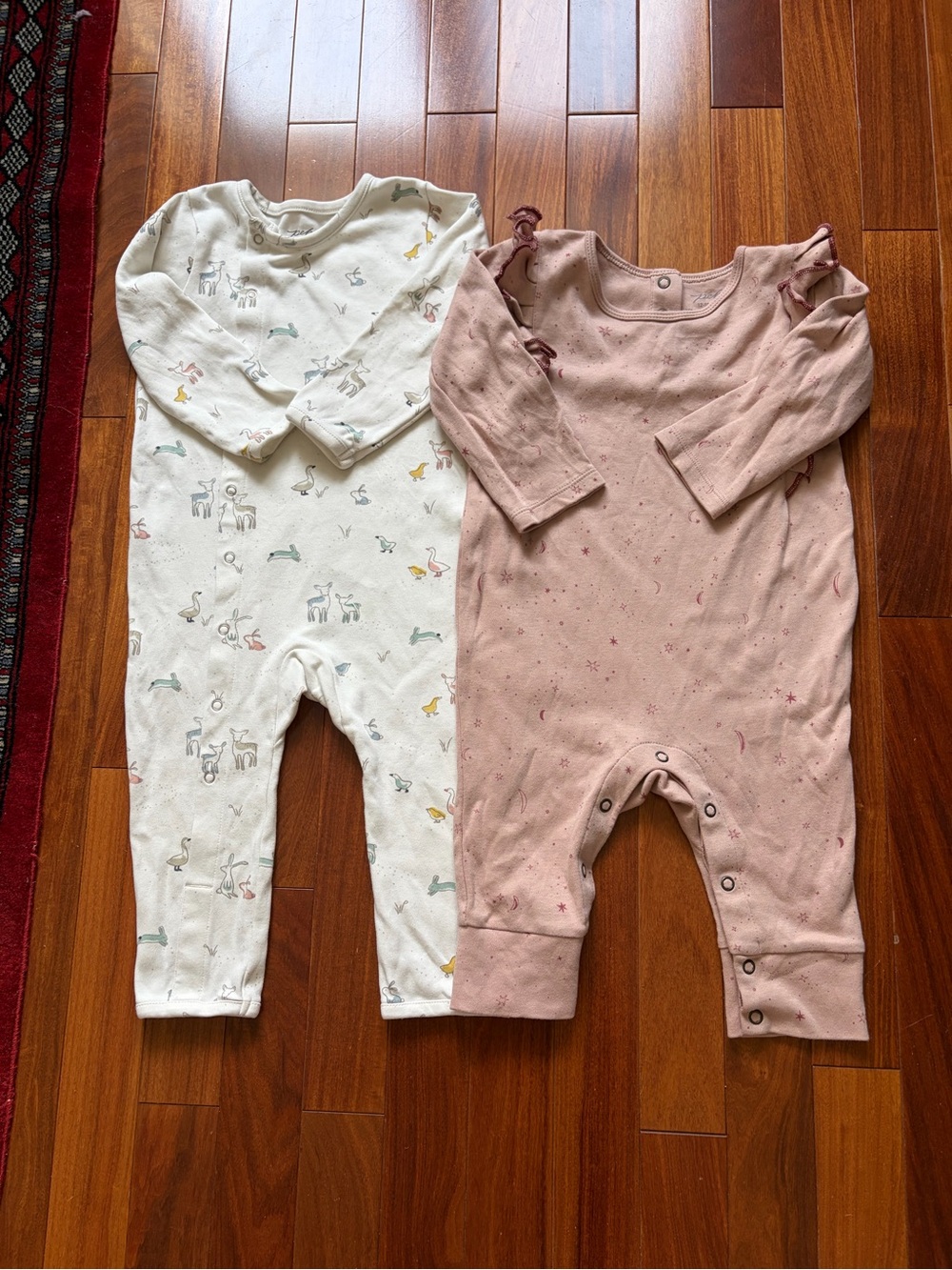 PEHR Soft Cotton Baby One-Piece Romper - 12-18 months